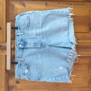 Levi's 501 denim shorts, 18W